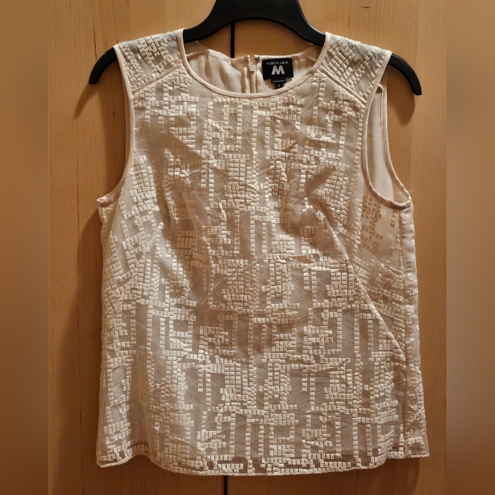 W by Worth Cream Tank Top